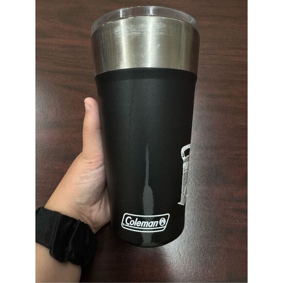 Coleman Black 20 Oz. Insulated Tumbler Cup with Bottle Opener - Picture 1 of 9